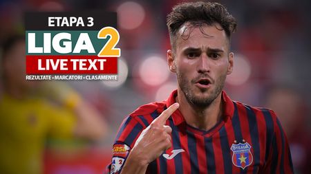 Liga 2, etapa 3 | Unirea Slobozia a zdrobit FC Brașov pe Tineretului. Steaua a înscris de cinci ori cu Brăila, iar Concordia a trecut de Metaloglobus. Toate rezultatele