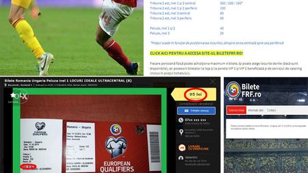Specia care nu se află pe cale de dispariție. Bișnițarii de la casele de bilete s-au mutat pe internet. Cât costă un tichet la meciul România - Ungaria pe siteurile de profil