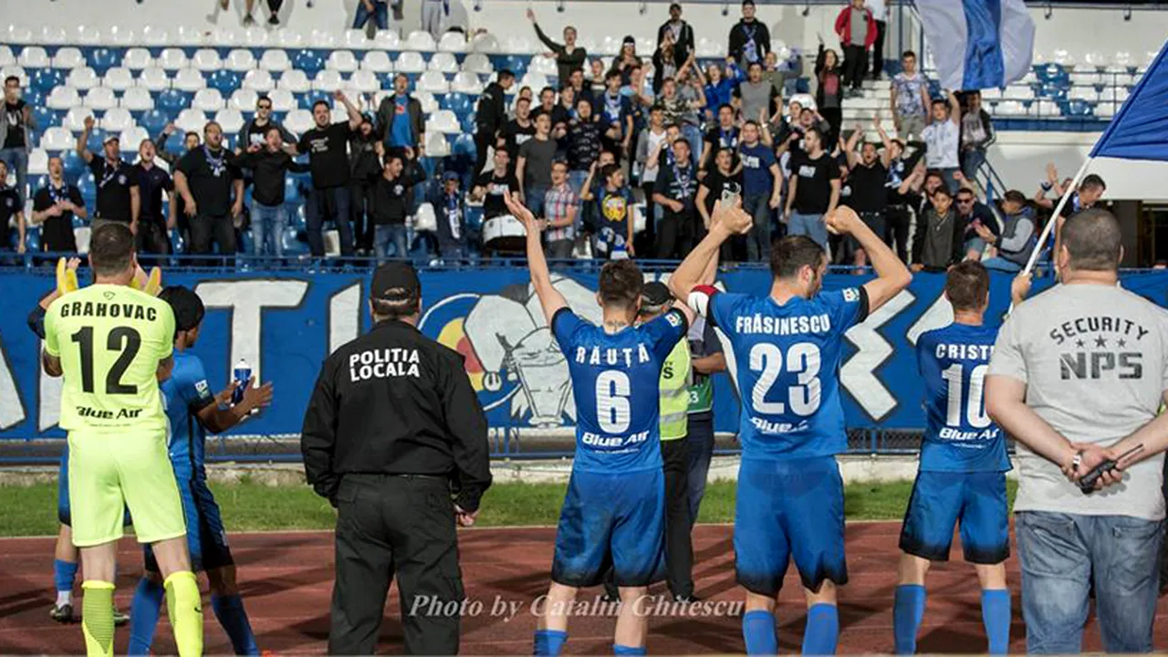 Campionii play-out-ului! Ieșenii au remizat cu FC Voluntari în ultimul meci pe teren propriu din acest sezon. Golubovic a înscris un nou gol superb, cu călcâiul