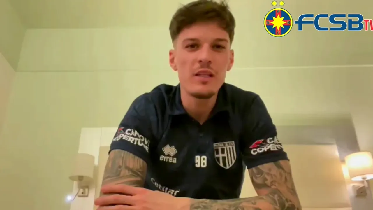 Dennis Man, mesaj emoționant cu doar câteva ore înaintea meciului cu Napoli: „Mi-am îndeplinit visul de a juca la Steaua!” VIDEO