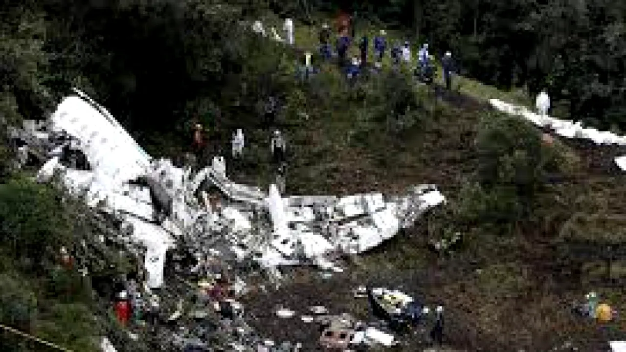 S-a aflat adevărul! De ce s-a produs accidentul aviatic ce a dus la moartea a 19 jucători și a antrenorului celor de la Chapecoense