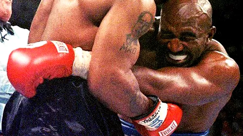 Întâlnire istorică Tyson – Holyfield! **VIDEO Cum l-a mușcat ‘Iron Mike’ pe rivalul său, acum 12 ani!
