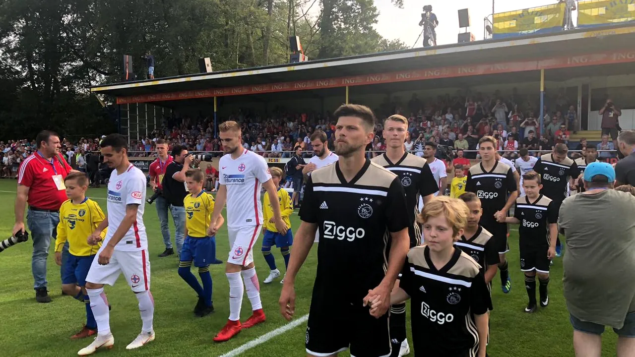 FCSB - Ajax 1-1. Florin Tănase a deschis scorul, dar olandezii au egalat