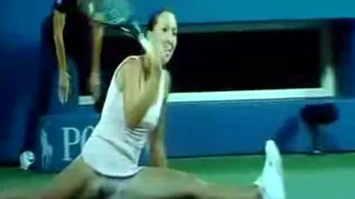 VIDEO Cea mai sexy fază a anului în tenis! Cum și-a „aprins” Jankovic fanii la US Open