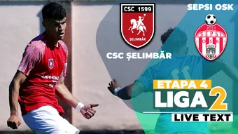 CSC Șelimbăr – Sepsi OSK începe la ora 17:00. Echipele lui Eugen Beza și Ovidiu Burcă au dezamăgit în debutul noului sezon de Liga 2