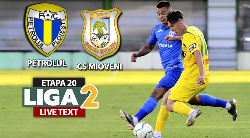 CS Mioveni câștigă din offside pe ”Ilie Oană” și își ia revanșa în fața Petrolului, care în sezonul trecut i-a blocat promovarea directă în Liga 1. ”Găzarii” și-au luat adio de la play-off