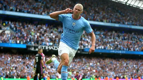 Erling Haaland, hat-trick istoric marcat pentru Manchester City! L-a egalat pe Sergio Aguero și a adus victoria echipei lui Pep Guardiola