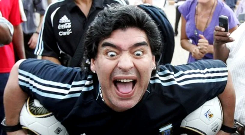 Maradona mai face un 