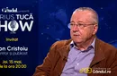 Marius Tucă Show începe joi, 15 mai, de la ora 20.00, live pe Gândul. Invitat: Ion Cristoiu