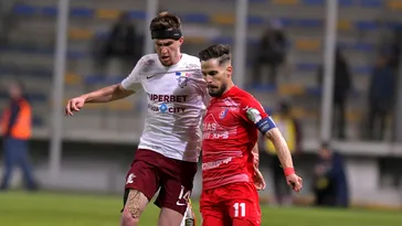 Chindia – Rapid 0-0, în etapa cu numărul 5 din Superliga. Târgoviștenii au prima ocazie a partidei
