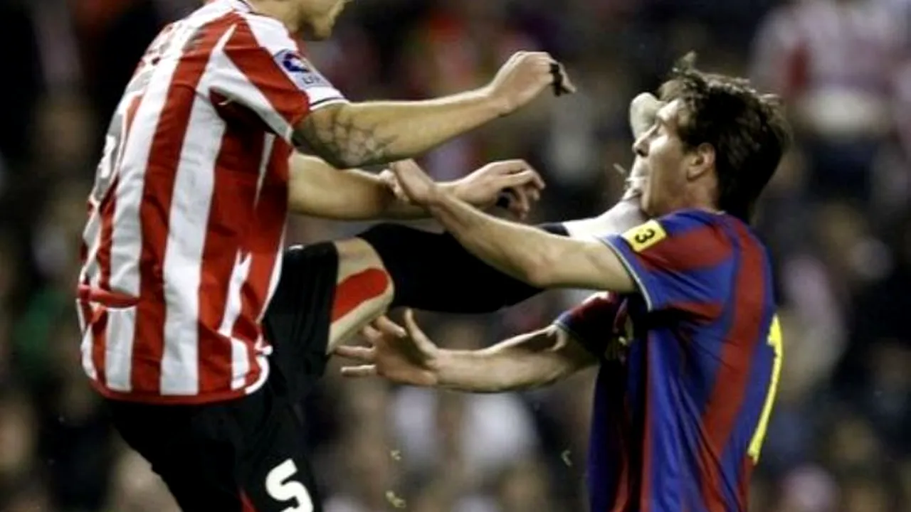 VIDEO** Barcelona în stare de șoc: Messi aproape să fie mutilat!