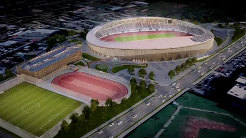 Capodopera de 75.000.000 de euro care se construiește la o oră și ceva distanță de București! Orașul are un stadion nou deja, dar acesta va fi de un lux suprem: „Va fi o bijuterie, acoperit complet”