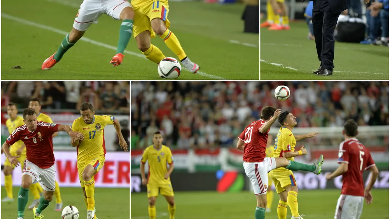 Analiză om cu om | Fotbaliști câte o repriză. România nu a putut trece de Ungaria pentru că cei mai buni jucători au performat doar 45 de minute