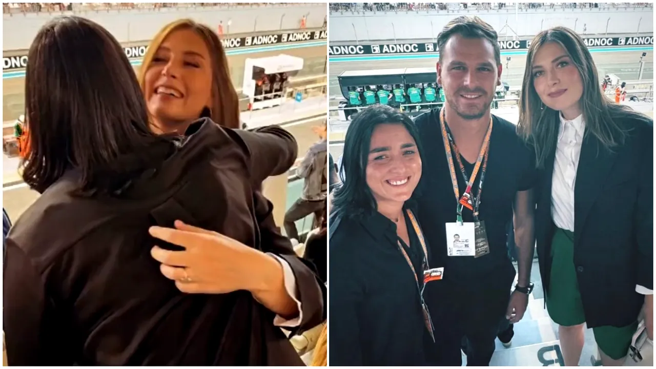 Fiica lui Ion Țiriac, Maria Sharapova și Ons Jabeur au mers la MP de Formula 1 de la Abu Dhabi! Cum a fost surprinsă „Masha