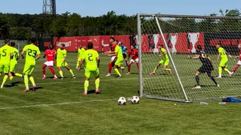 CSL Ștefănești a pierdut limită în amicalul cu Dinamo. Echipa ilfoveană, condusă de pe margine de președinte