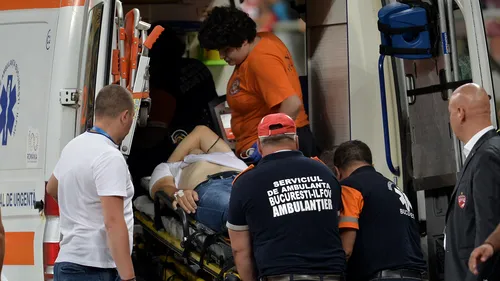 Momente dramatice în Dinamo - Craiova: Eugen Neagoe a suferit un stop cardio-respirator. VIDEO | Antrenorul a fost urcat în ambulanță și trimis la Spitalul Floreasca. EXCLUSIV | Prima reacție oficială