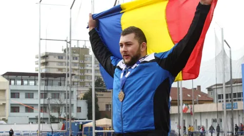 Andrei Gag – titlu național la greutate (20,52 metri) și barem îndeplinit pentru Campionatele Mondiale de atletism