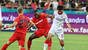 Golul lui Joyskim Dawa din FCSB - Saburtalo a venit la fix: „Au liniște în repriza a doua!” | EXCLUSIV ProSport Special