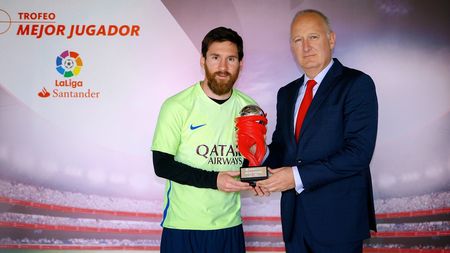 Messi, numit "Jucătorul Lunii" în Spania. Este doar a doua oară în carieră când primește acest premiu în Primera Division 