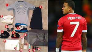 FOTO | Bagajul unui star din fotbal! Geantă de 2325 de euro și aftershave de 535 de euro. Ce și-a luat cu el Memphis Depay în turneul din China