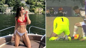 Iubita unui jucător de la AC Milan a răbufnit pe Instagram după gafa lui Ciprian Tătărușanu: „Îmi e rușine. Sunteți ignoranți și frustrați!” | GALERIE FOTO