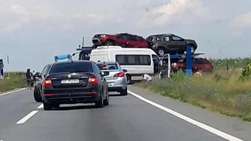 Grav accident de circulație în Olt: o persoană a murit, 18 au fost rănite! A fost activat planul roșu de intervenție