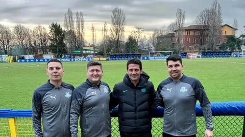 Experiență de neuitat pentru trei antrenori români cu Cristi Chivu în Italia! Deviza care i-a marcat când au ajuns la Internazionale Milano: „Pregătim în primul rând personalități, apoi fotbaliști”