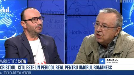 Marius Tucă Show începe de la ora 20.00 pe gandul.ro cu o ediție de colecție. Invitat: Ion Cristoiu