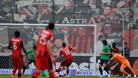 CFR a deraiat din drumul spre Europa. Astra a apărat eroic punctele semnate de Cristescu. Astra - CFR 1-0