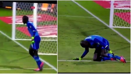 ABSOLUT GENIAL! Credeai că e imposibil să mai vezi așa ceva în fotbalul modern? VIDEO Cum s-a "accidentat" acest portar la Cupa Africii