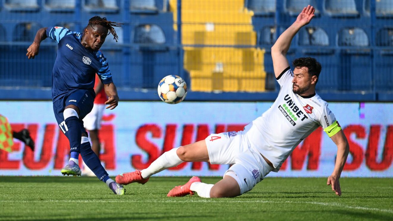 Metaloglobus - Hermannstadt 2-2, în etapa 8 din play-out-ul Superligii. Trupa lui Dorinel Munteanu riscă să retrogradeze direct!