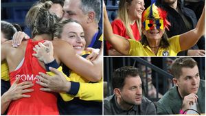 Există viață și după Simona Halep! Cum s-a trăit în tribune și pe teren prima zi a meciului România - Ungaria din BJK Cup: foștii colaboratori ai lui „Simo" au făcut galerie echipei | FOTO EXCLUSIV