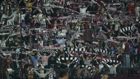 Presa engleză confundă galeria lui "U" Cluj cu cea a CFR-ului!