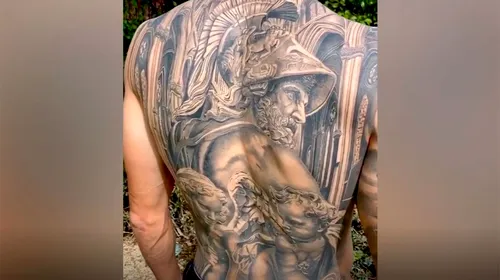 Care este cel mai spectaculos tatuaj al unui fotbalist din Primera Division. Ce reprezintă desenul de pe spatele fostul jucător de la Borussia Dortmund