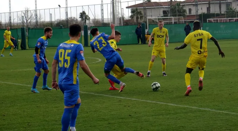 Locul 1 din Liga 2 vs. liderul ligii 2 din Ucraina. Cum s-a descurcat Petrolul în partida amicală cu Metalist Harkov