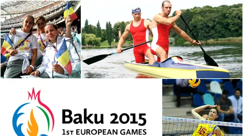Jocurile Europene de la Baku | Ziua a treia. Trei finale, zero medalii la kaiac - canoe. Dumitrescu / Mihalachi, încă o ratare la 1.000 m. Șapte 