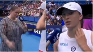 Iga Swiatek și-a demolat adversara în primul meci din noul sezon, apoi a vrut să plece de la interviu! Reacție neașteptată a liderului WTA: „Vorbesc prea mult". VIDEO