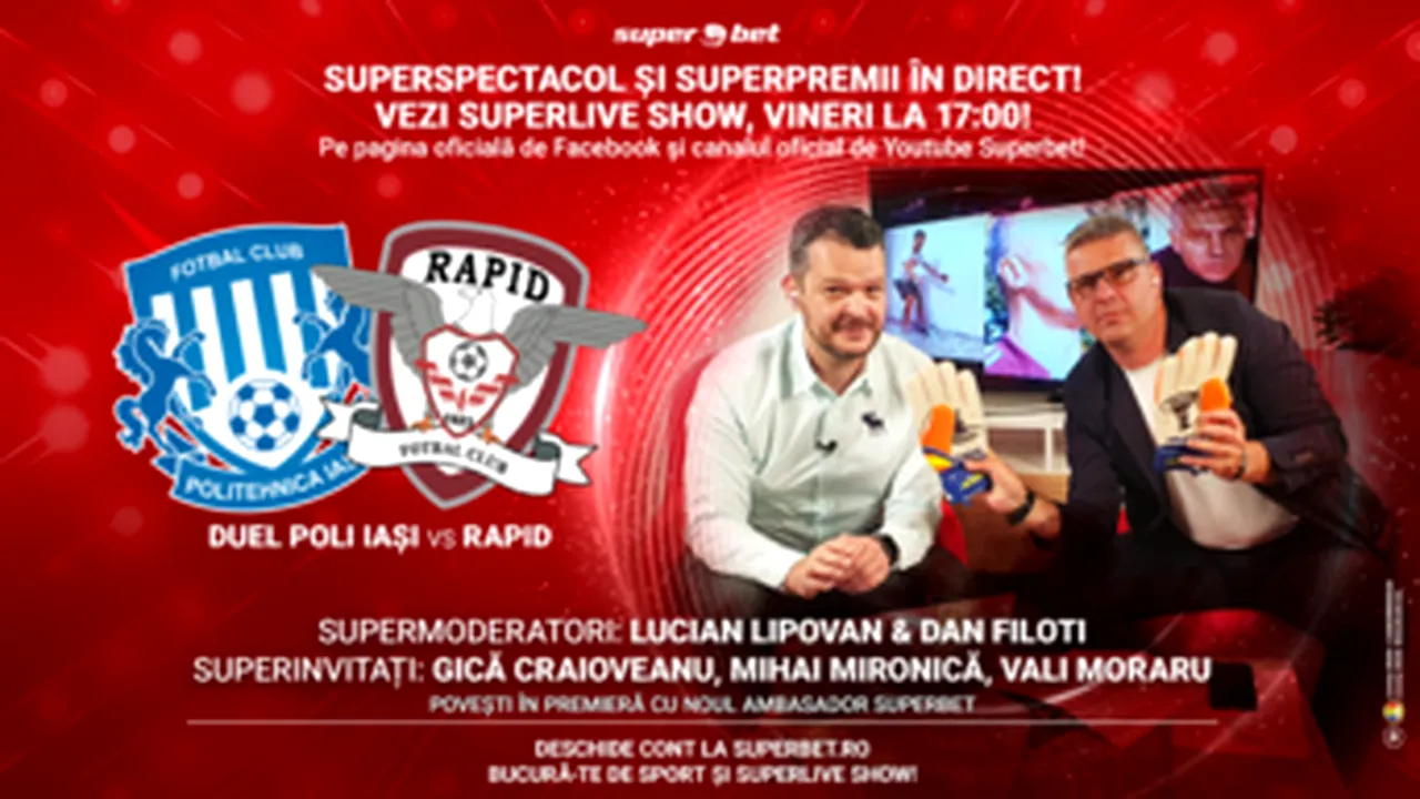 Pregătește-te pentru a 3a ediție a emisiunii #SuperLiveShow!