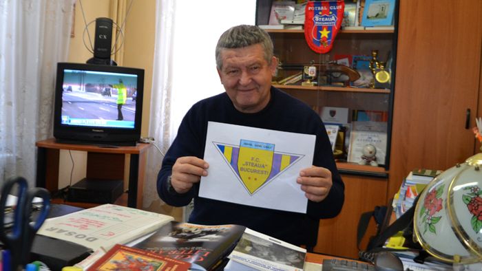 Siglă și imn pentru Steaua. FOTO | Un colonel i-a trimis propunerea sa lui Gigi Becali, la Poarta Albă