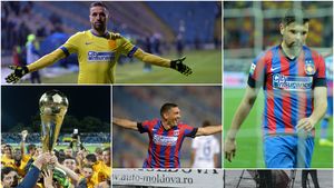 SUPER GALERIE FOTO | 18 imagini pentru titlul 26. Cum a evoluat Steaua în acest campionat: de la cele șase goluri ale lui Keșeru, la stările lui Gâlcă pe bancă, via zăpada de la Piatra Neamț