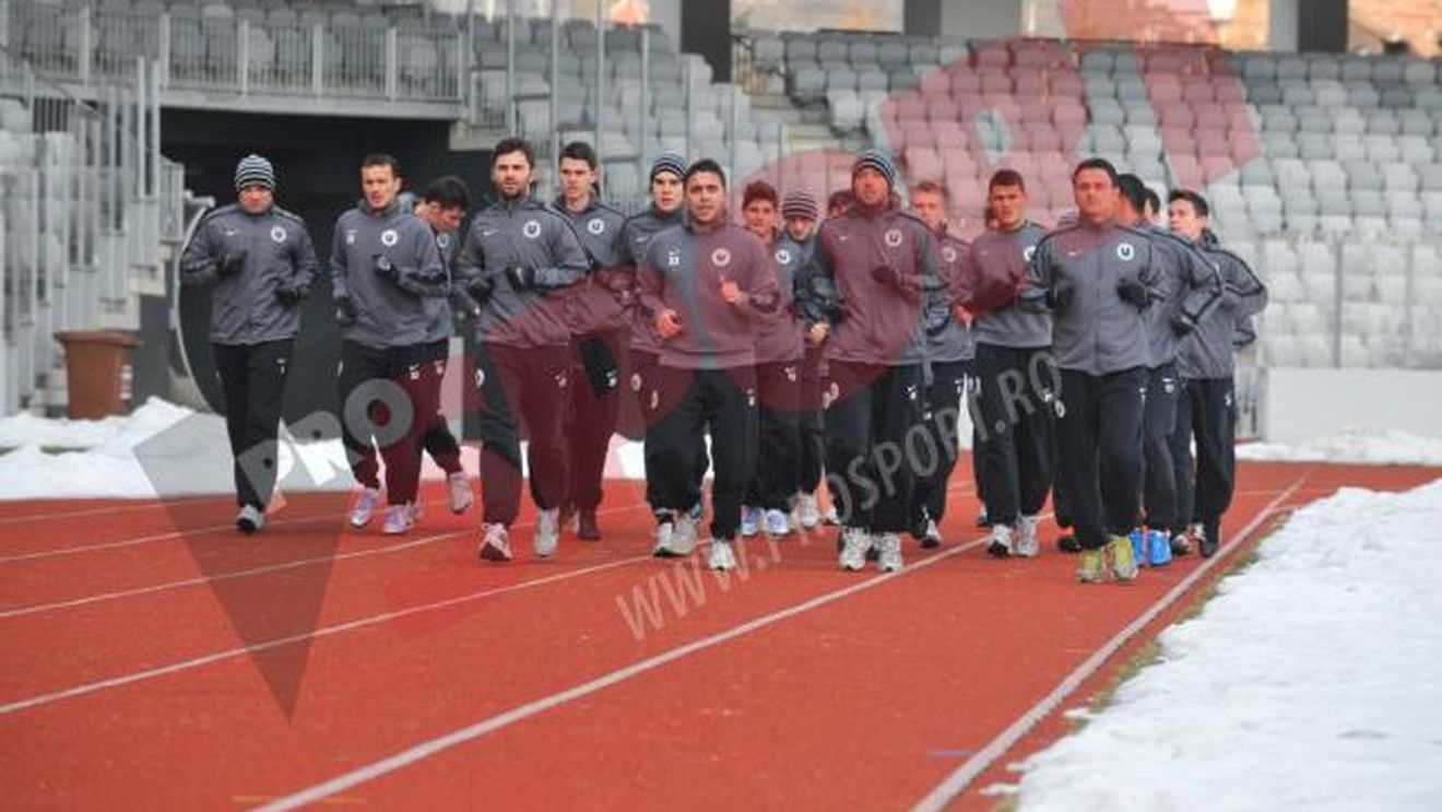 Primul antrenament pentru "U" Cluj în 2013!** VEZI lotul prezent la reunire FOTO