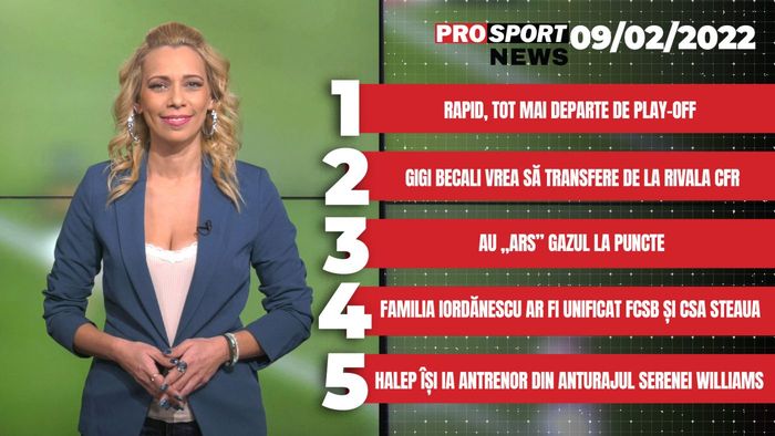 ProSport News | Rapid, tot mai departe de play-off. Gigi Becali vrea să transfere de la rivala CFR Cluj. Cele mai importante știri ale zilei | VIDEO
