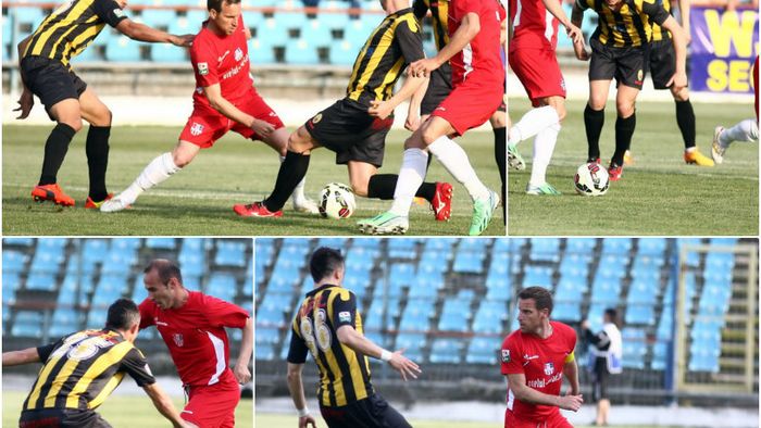 Gălățenii au câștigat "derby-ul" primelor retrogradate matematic. Oțelul - Ceahlăul 4-1. Cernat a reușit un hat-trick