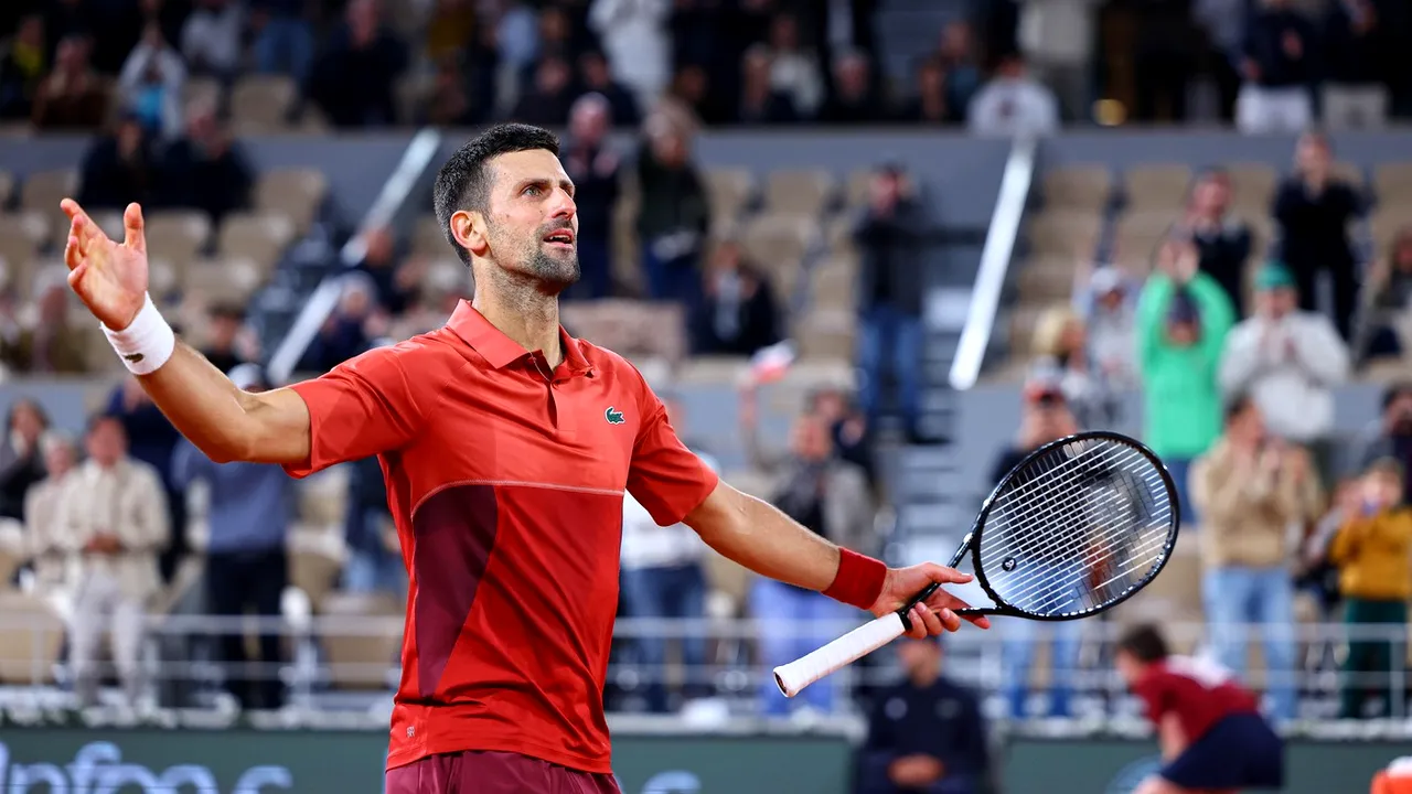 Novak Djokovic e din ce în ce mai vulnerabil: s-a calificat după un meci de 4 ore şi 32 de minute în optimile de finală Roland Garros