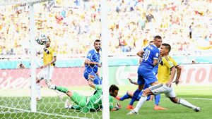 Tragedie greacă, resentimente românești. Columbia începe în forță și devine favorită la câștigarea Grupei C: 3-0 cu Grecia