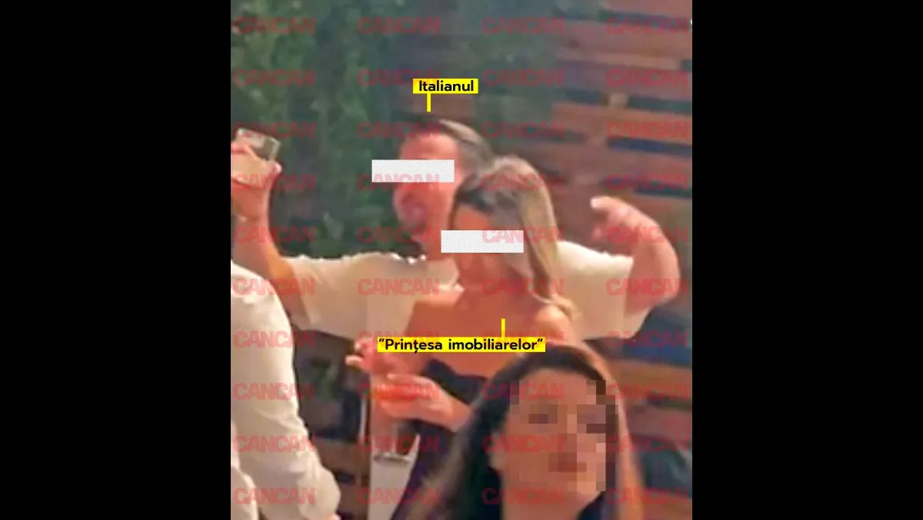 Cum a fost surprinsă iubita fiului lui Cosmin Olăroiu cu un tânăr italian, într-un club din București