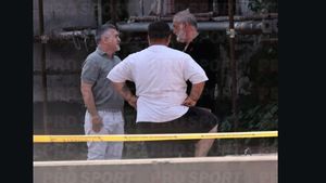 Ce i-a spus Leonard Doroftei lui Gigi Becali pe șantierul bisericii din Pipera. ProSport a publicat imaginile săptămânii: „A rămas surprins”