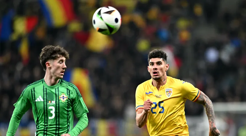 Florinel Coman, golgheterul la zi din Superliga, luat la țintă după România - Irlanda de Nord 1-1: „Poate din această cauză a fost atât de șters”