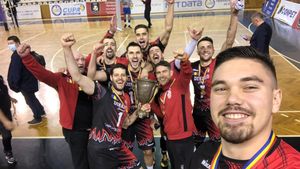 Cupa României la volei masculin a revenit celor de la Dinamo. Victorie clară la Cluj în finala cu SCM Craiova