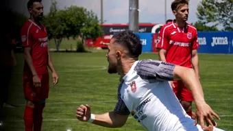 Lucian Buzan, la primul gol pentru CSC Șelimbăr în acest sezon, și de ce importanță! Îi dă echipei sale prima șansă în barajul de evitare a retrogradării: ”A ieșit totul bine!”